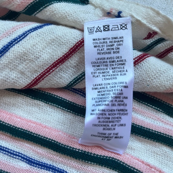 ASOS Stripe Multi Color Sweater Skirt Size 4 US - Picture 11 of 16